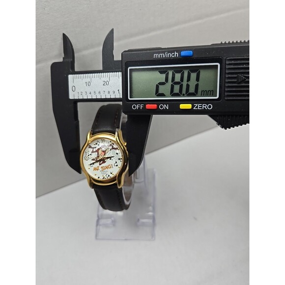 Vintage Armitron Looney Tunes Taz Me Sing Musical Watch Quartz 1995 New Battery - Picture 5 of 14